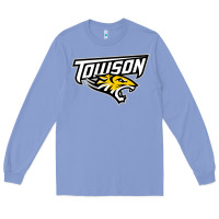 Colony Blue towson tigers Long Sleeve Tee - linhVisuals