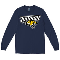 Navy towson tigers Long Sleeve Tee - linhVisuals