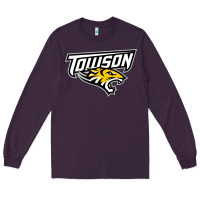 Plum towson tigers Long Sleeve Tee - linhVisuals