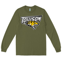 Army Green towson tigers Long Sleeve Tee - linhVisuals