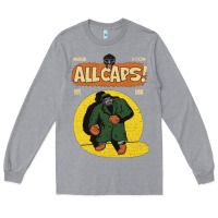 Heather Grey madlib doom hip hop Long Sleeve Tee - linhVisuals