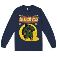 Navy madlib doom hip hop Long Sleeve Tee - linhVisuals
