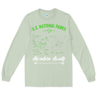 Matcha national parks adventure lover camping hiking camper fan t shirt Long Sleeve Tee - linhVisuals
