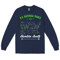 National Parks Adventure Lover Camping Hiking Camper Fan T Shirt Long Sleeve Tee | Teevron