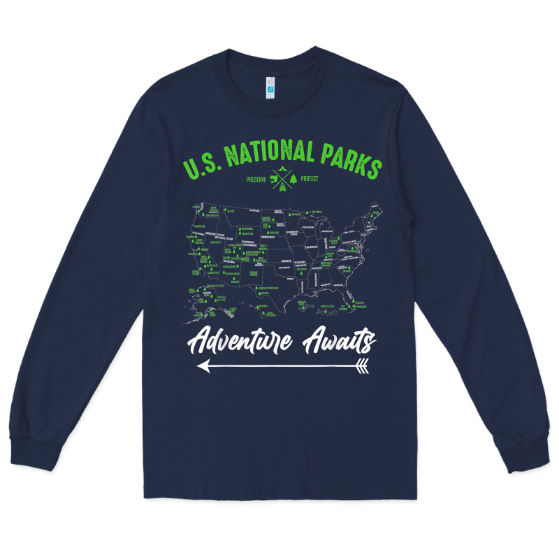 National Parks Adventure Lover Camping Hiking Camper Fan T Shirt Long Sleeve Tee by linhVisuals | Teevron