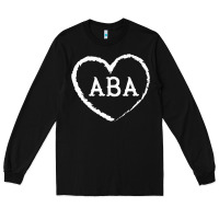 Black aba therapy gift for behavior analyst  womens aba premium t shirt Long Sleeve Tee - linhVisuals