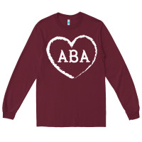 Burgundy aba therapy gift for behavior analyst  womens aba premium t shirt Long Sleeve Tee - linhVisuals