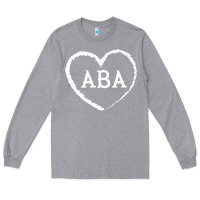 Heather Grey aba therapy gift for behavior analyst  womens aba premium t shirt Long Sleeve Tee - linhVisuals