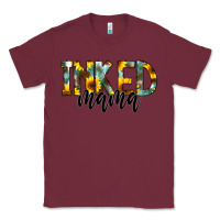 Burgundy Inked Mama Classic Tee - CowCowDesign
