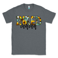 Charcoal Heather Inked Mama Classic Tee - CowCowDesign