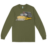 Army Green killdozer tread back tank top Long Sleeve Tee - linhVisuals