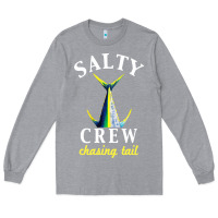 Heather Grey salty crew Long Sleeve Tee - linhVisuals