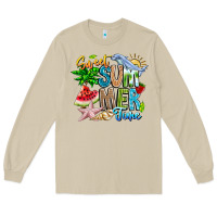 Mushroom summer time Long Sleeve Tee - CowhideDigitalArt
