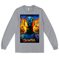 Heather Grey snowfall fx tv show Long Sleeve Tee - linhVisuals