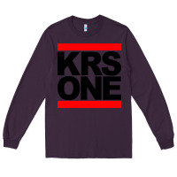 Plum hip hop krs one Long Sleeve Tee - linhVisuals