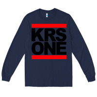 Navy hip hop krs one Long Sleeve Tee - linhVisuals