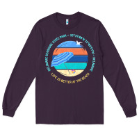 Plum delaware seashore state park t  shirt delaware seashore state park, de Long Sleeve Tee - linhVisuals