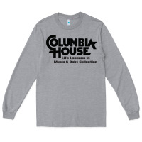 Heather Grey columbia house record & tape club Long Sleeve Tee - linhVisuals