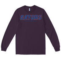 Plum GATORS BASEBALL Long Sleeve Tee - linhVisuals