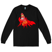Black The Little Mermaid Sebastian Costume Long Sleeve Tee - linhVisuals