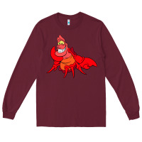 Burgundy The Little Mermaid Sebastian Costume Long Sleeve Tee - linhVisuals