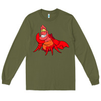 Army Green The Little Mermaid Sebastian Costume Long Sleeve Tee - linhVisuals