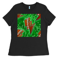 Black american football thunder Ladies Tee - BundleAndBundleShop