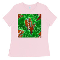 Bubblegum Pink american football thunder Ladies Tee - BundleAndBundleShop
