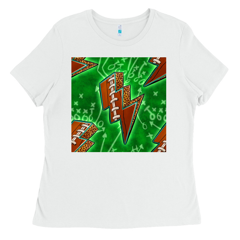 American Football Thunder Ladies Tee by BundleAndBundleShop | Teevron