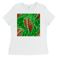 White american football thunder Ladies Tee - BundleAndBundleShop
