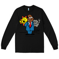 Black al roker Long Sleeve Tee - linhVisuals