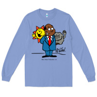 Colony Blue al roker Long Sleeve Tee - linhVisuals