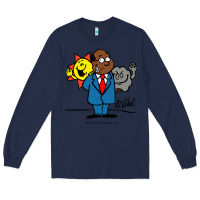 Navy al roker Long Sleeve Tee - linhVisuals