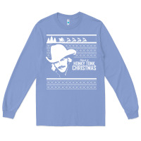 Colony Blue alan jackson ugly christmas [tb] Long Sleeve Tee - linhVisuals