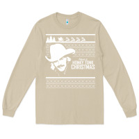 Mushroom alan jackson ugly christmas [tb] Long Sleeve Tee - linhVisuals