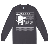 Smoke alan jackson ugly christmas [tb] Long Sleeve Tee - linhVisuals