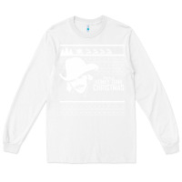 White alan jackson ugly christmas [tb] Long Sleeve Tee - linhVisuals