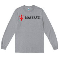 Heather Grey masearti car essential Long Sleeve Tee - linhVisuals