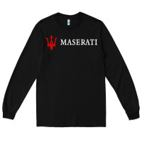 Black masearti car essential Long Sleeve Tee - linhVisuals