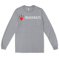 Heather Grey masearti car essential Long Sleeve Tee - linhVisuals