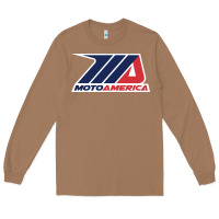 Toasted Coconut motoamerica Long Sleeve Tee - linhVisuals