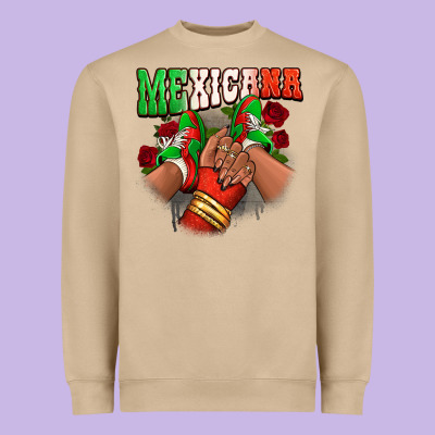 Mexicana Sneakers Heavyweight Sweatshirt Designed By Ranaportraitstore
