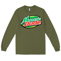 Army Green #mountain dude Long Sleeve Tee - linhVisuals
