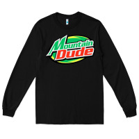 Black #mountain dude Long Sleeve Tee - linhVisuals