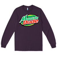 Plum #mountain dude Long Sleeve Tee - linhVisuals