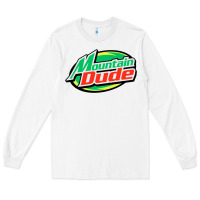 White #mountain dude Long Sleeve Tee - linhVisuals