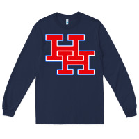 Navy herbert hoover high school (west virginia) Long Sleeve Tee - linhVisuals