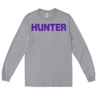 Heather Grey hunter college high school Long Sleeve Tee - linhVisuals