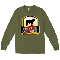 Army Green angus beef Long Sleeve Tee - linhVisuals