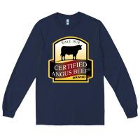 Navy angus beef Long Sleeve Tee - linhVisuals